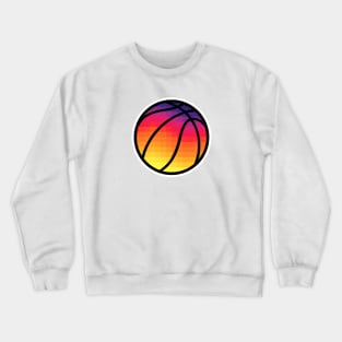 PHX Sunset Basketball - White Crewneck Sweatshirt